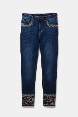 Pantalon en jean skinny exotique - Desigual - Modalova