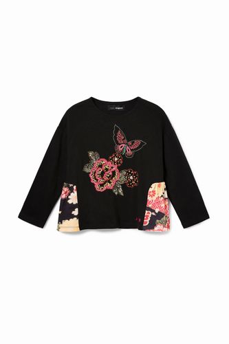 T-shirt côtés évasés - Desigual - Modalova