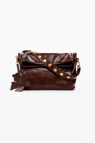 Sac moyen brillant fleur - Desigual - Modalova