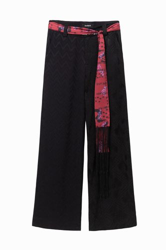 Pantalon à foulard ceinture - Desigual - Modalova