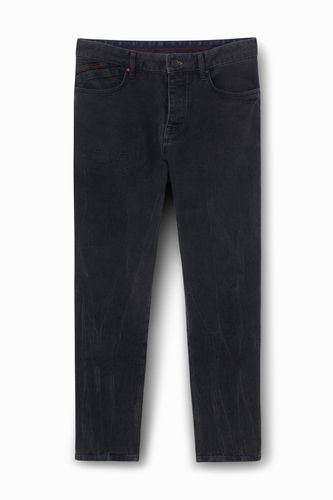 Pantalon en jean droit sombre - Desigual - Modalova