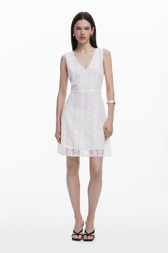 Robe en dentelle sans manches - Desigual - Modalova