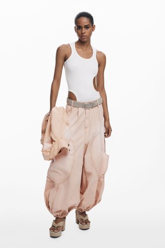 Pantalon cargo fluide - Desigual - Modalova