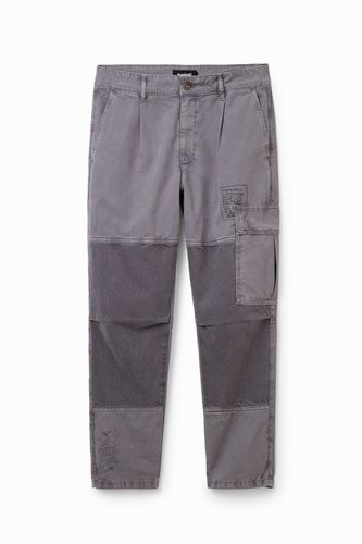 Pantalon cargo patchwork - Desigual - Modalova