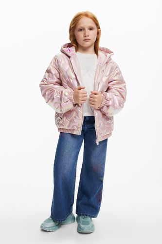 Manteau matelassé métallisé - Desigual - Modalova