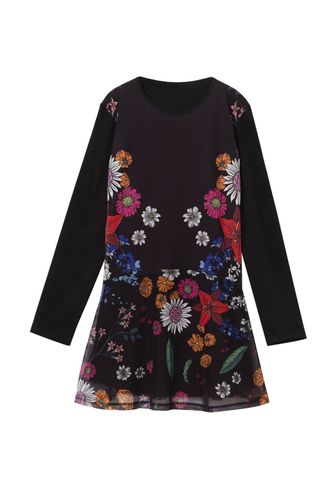Robe multicouches fleurie - Desigual - Modalova