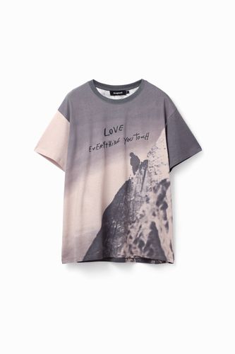 T-shirt oversize montagne - Desigual - Modalova