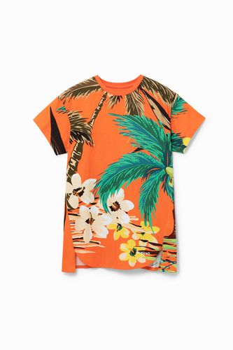 Robe t-shirt hawaïenne - Desigual - Modalova