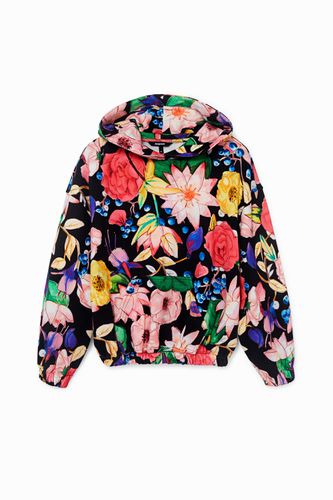Sweat-shirt à capuche floral - Desigual - Modalova
