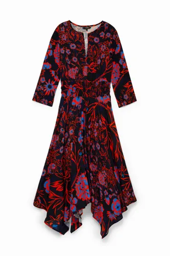 Robe boho mi-longue à imprimé fleuri - Desigual - Modalova