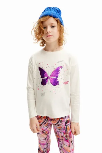 T-shirt imprimé papillon - Desigual - Modalova