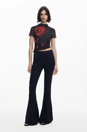 Pantalon évasé à fleurs Tyler McGillivary - Desigual - Modalova