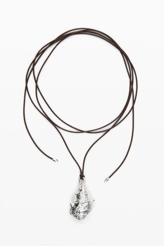 Pendentif cordon coquillage argent Zalio - Desigual - Modalova