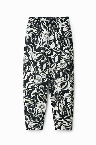Pantalon à imprimé floral - Desigual - Modalova