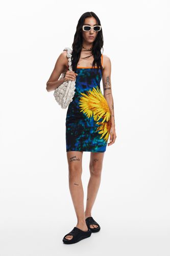 Robe midi tournesols - Desigual - Modalova