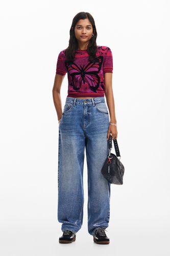 T-shirt en maille papillon - Desigual - Modalova