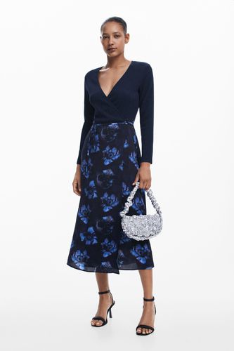 Robe midi combinée - Desigual - Modalova