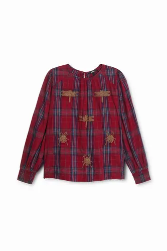 Blouse loose tartan - Desigual - Modalova