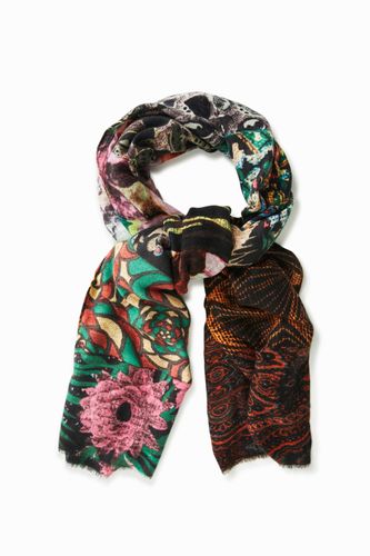 Écharpe longue multi patch digital - Desigual - Modalova