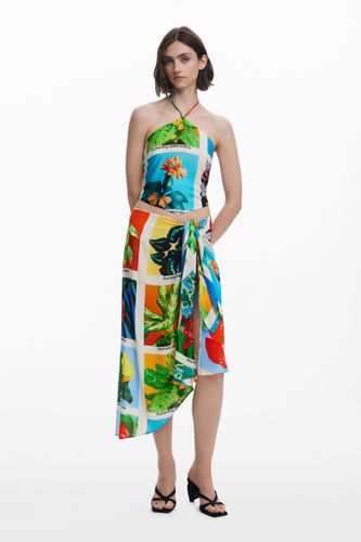 Top noué cartes postales Tyler McGillivary - Desigual - Modalova