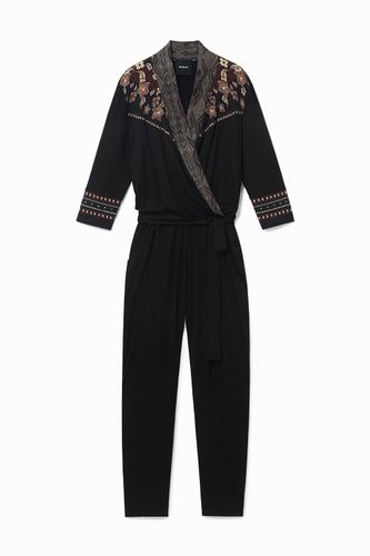 Combinaison pantalon long fleurs - Desigual - Modalova