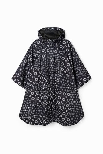 Imperméable capuche géométrique - Desigual - Modalova