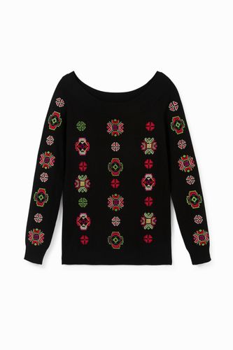 Pull à mandalas géométriques - Desigual - Modalova