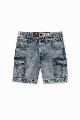 Short cargo en jean - Desigual - Modalova