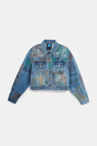 Veste en jean oversize Mickey Mouse - Desigual - Modalova