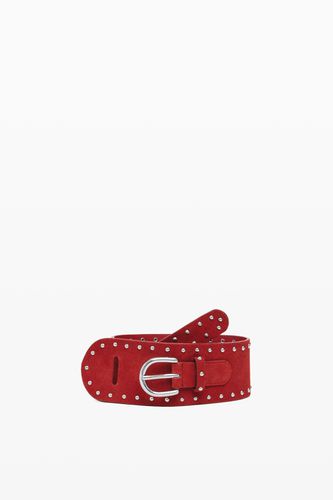 Ceinture obi en cuir à clous - Desigual - Modalova