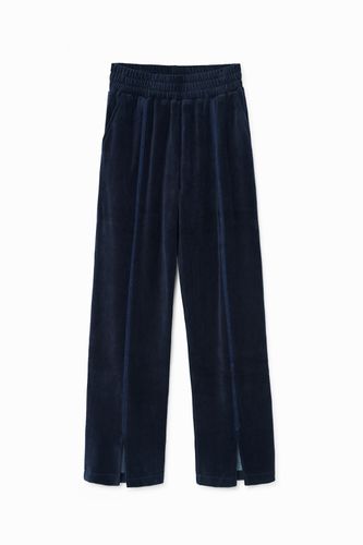 Pantalon large coton ouaté - Desigual - Modalova