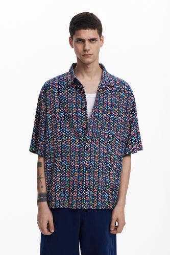 Chemise à manches courtes ethnique - Desigual - Modalova