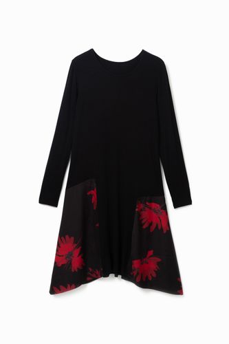 Robe fleurie pointes - Desigual - Modalova