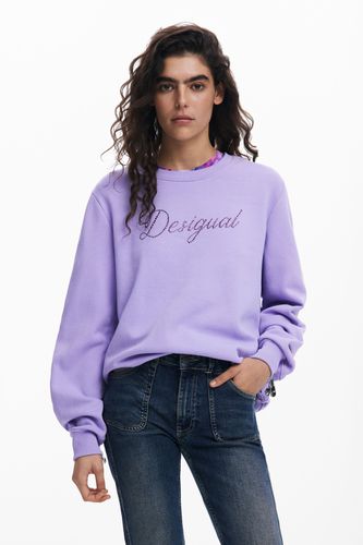 Sweat-shirt logo strass - Desigual - Modalova