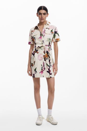 Robe chemise à fleurs - Desigual - Modalova