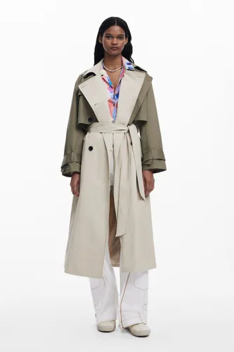 Trench-coat bicolore amovible - Desigual - Modalova