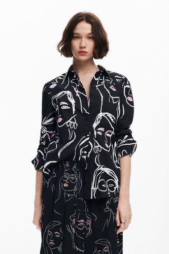 Chemise à imprimé de visages - Desigual - Modalova