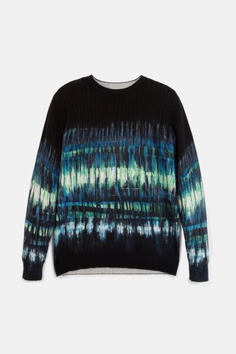 Pull jacquard 100% coton - Desigual - Modalova