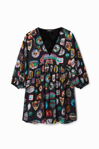 Robe courte universitaire - Desigual - Modalova