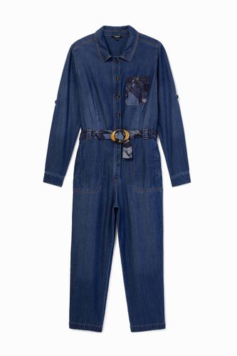 Combinaison en jean ceinture - Desigual - Modalova