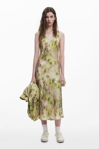 Robe satinée à fleurs Collina Strada - Desigual - Modalova