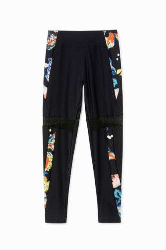 Legging slim fleurs - DESIGNED BY M. CHRISTIAN LACROIX - Desigual - Modalova