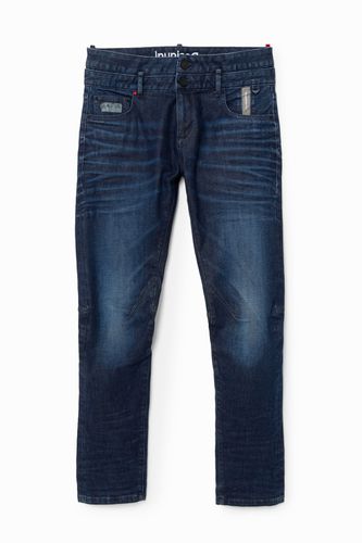 Pantalon en jean double ceinture - Desigual - Modalova
