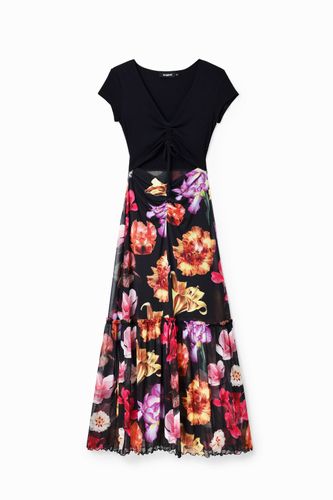 Robe longue combinée fleurs M. Christian Lacroix - Desigual - Modalova