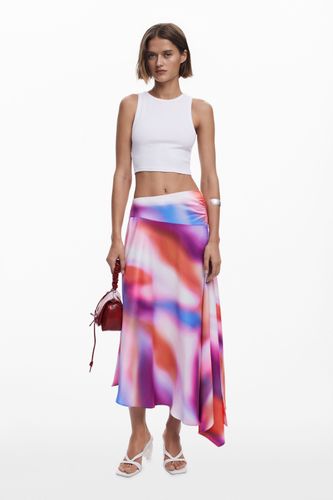 Jupe longue asymétrique dégradée - Desigual - Modalova