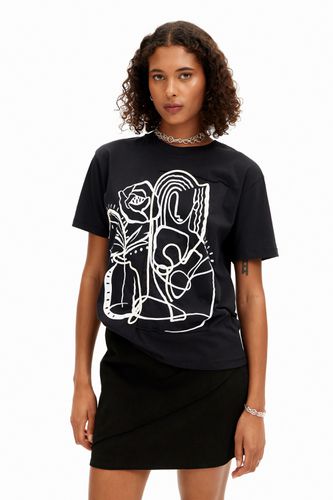 T-shirt arty illustration - Desigual - Modalova