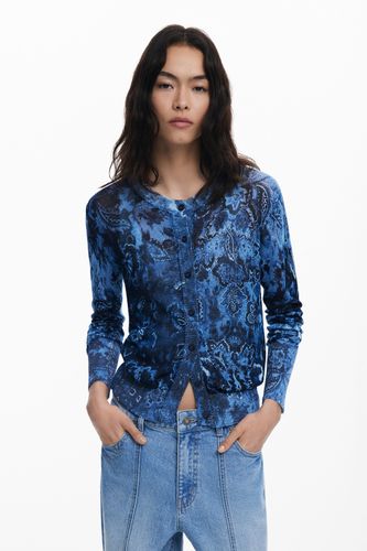 Pull à boutons brillant - Desigual - Modalova