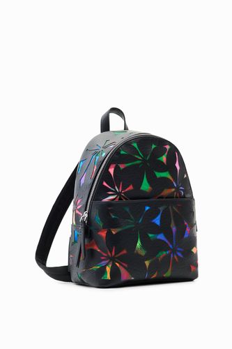 Petit sac à dos fleurs estampées - Desigual - Modalova
