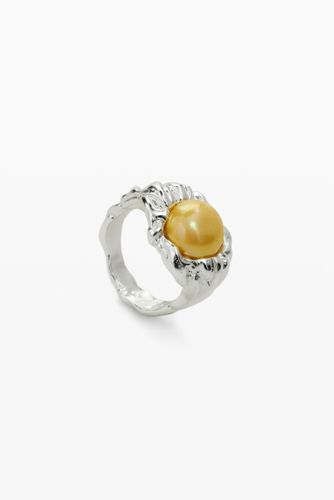 Bague perle plaqué argent Zalio - Desigual - Modalova