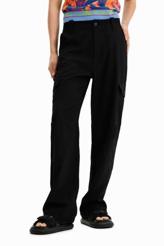 Pantalon cargo basique - Desigual - Modalova